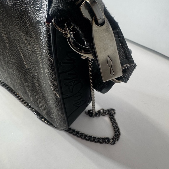 Christian Louboutin Black Crossbody Belt Bag with Red Tag - Picture 7 of 11